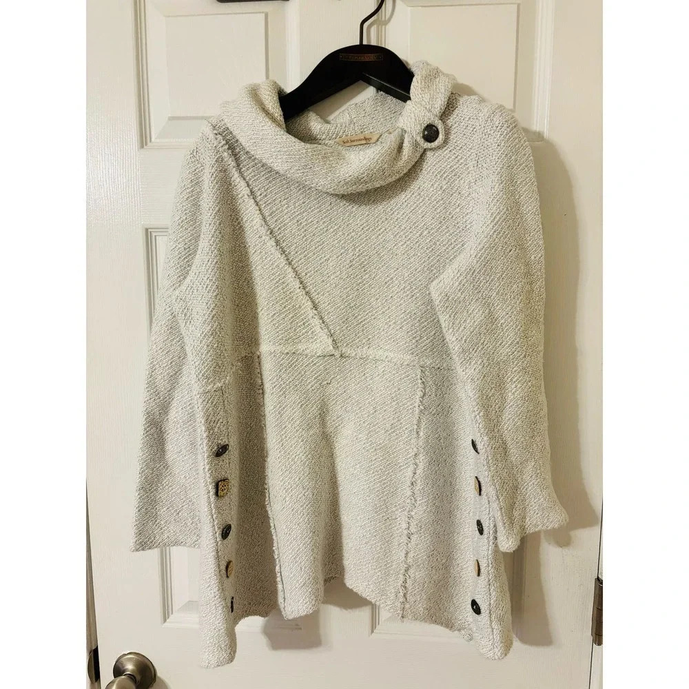 Soft surroundings breakwater pullover sweater sz … - image 2